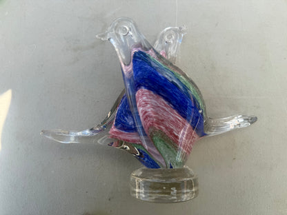 Murano Style Art Glass birds