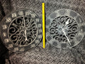 Iron thermometer and clock set